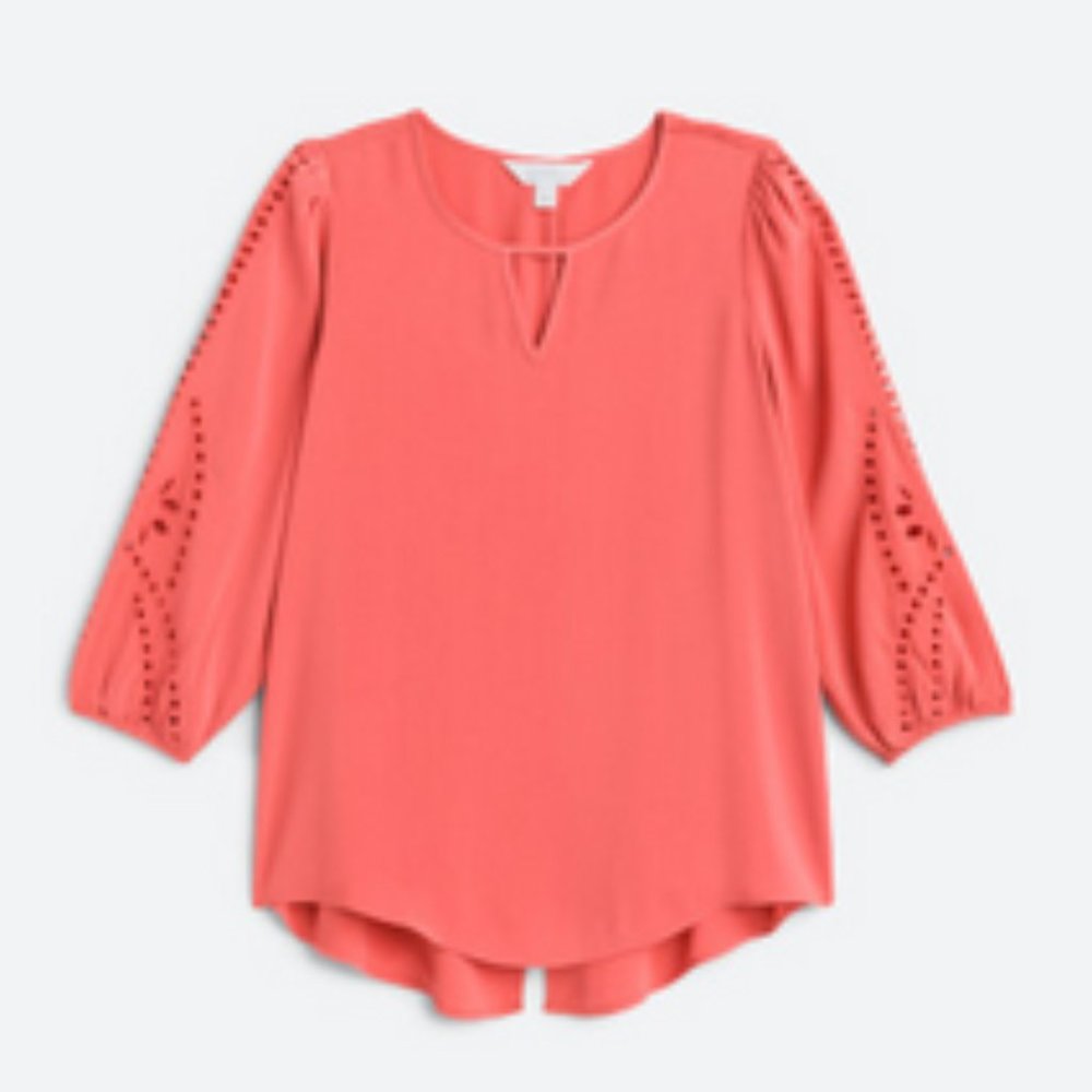 Markey & Spruce Embroidery Detail Top (XL) NWT